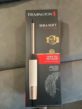 Remington Shea Soft Curling Wand in Rose Gold and Black